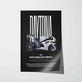2006-2009 Daytona 675 Triple Motorcycle Poster