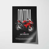 2013 Daytona 675 Motorcycle Poster