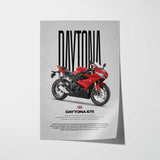 2013 Daytona 675 Motorcycle Poster