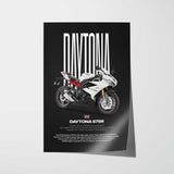 2013 Daytona 675R Motorcycle Poster