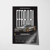 Ferrari 458 Speciale Poster