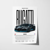 Bugatti Divo Poster