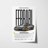 Ferrari 458 Speciale Poster