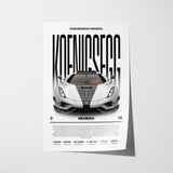 Koenigsegg Regera Poster