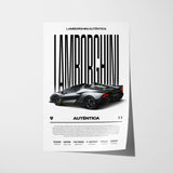 Lamborghini Autentica Poster