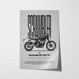 2020 Scrambler 1200XC Motorcycle Poster