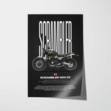 2020 Scrambler 1200XC Motorcycle Poster