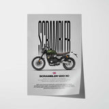 2020 Scrambler 1200XC Motorcycle Poster