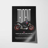 2026 Trident 660 Triple Tribute Edition Motorcycle Poster