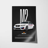 M2 F87 Car Poster