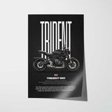 Trident 660 Motorcycle Poster