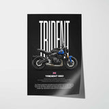 Trident 660 Motorcycle Poster