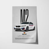 M2 F87 Car Poster