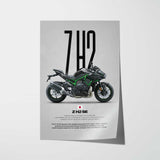 Z H2 SE Motorcycle Poster