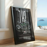 Z H2 SE Motorcycle Poster