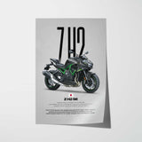 Z H2 SE Motorcycle Poster