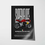 Superveloce 1000 Ago Motorcycle Poster
