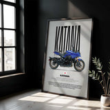 Katana Motorcycle Poster