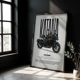 Katana Motorcycle Poster
