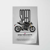 2025 Speed Triple 1200RS Motorcycle Poster