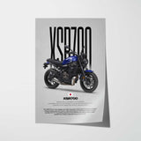 2022-Present XSR700 Motorcycle Poster