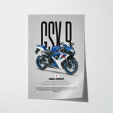 2006 GSX-R600 (K6) Motorcycle Poster