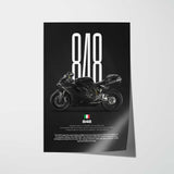 848 Motorcycle Poster