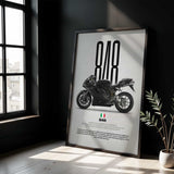 848 Motorcycle Poster
