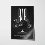 848 Motorcycle Poster
