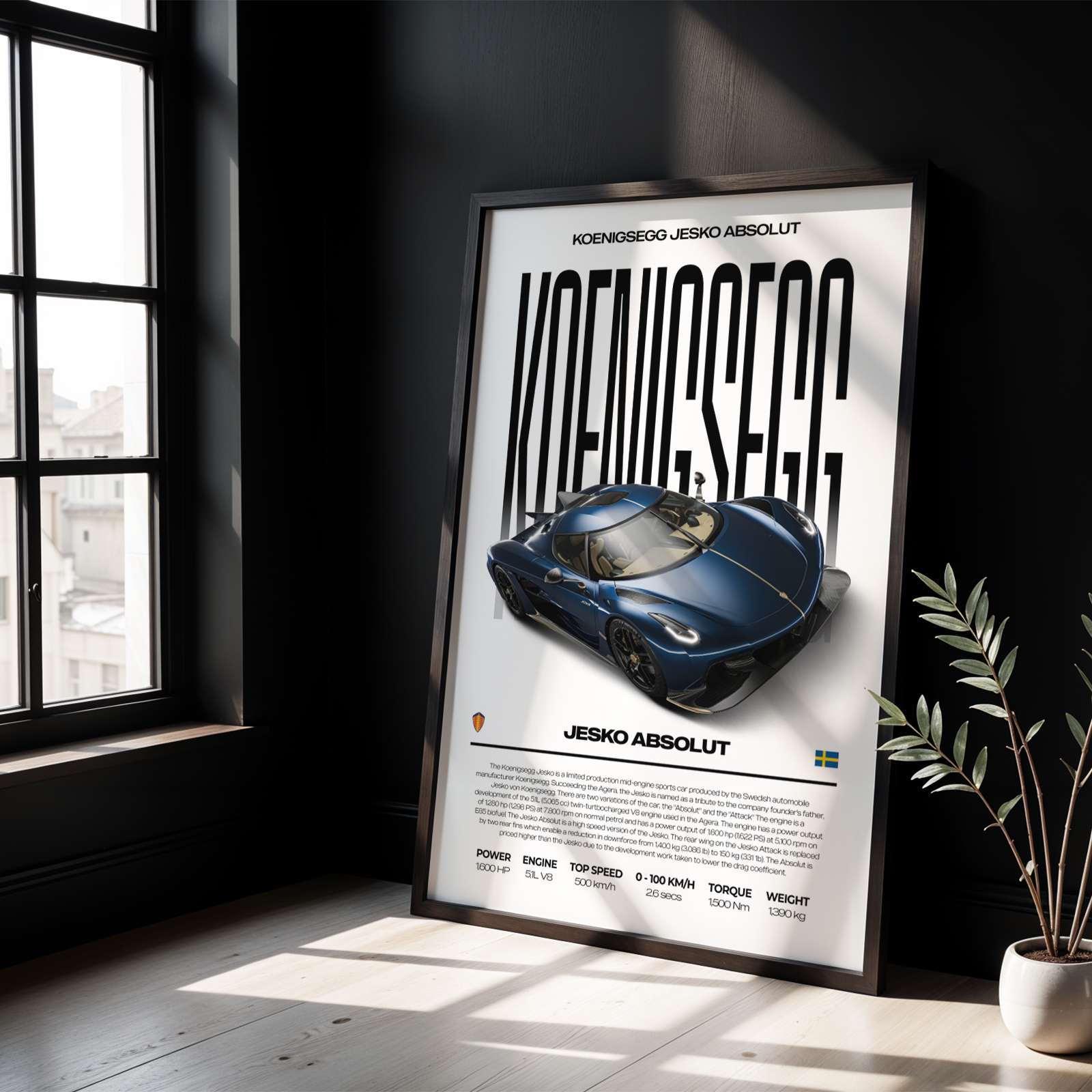 Koenigsegg Jesko Absolut Poster