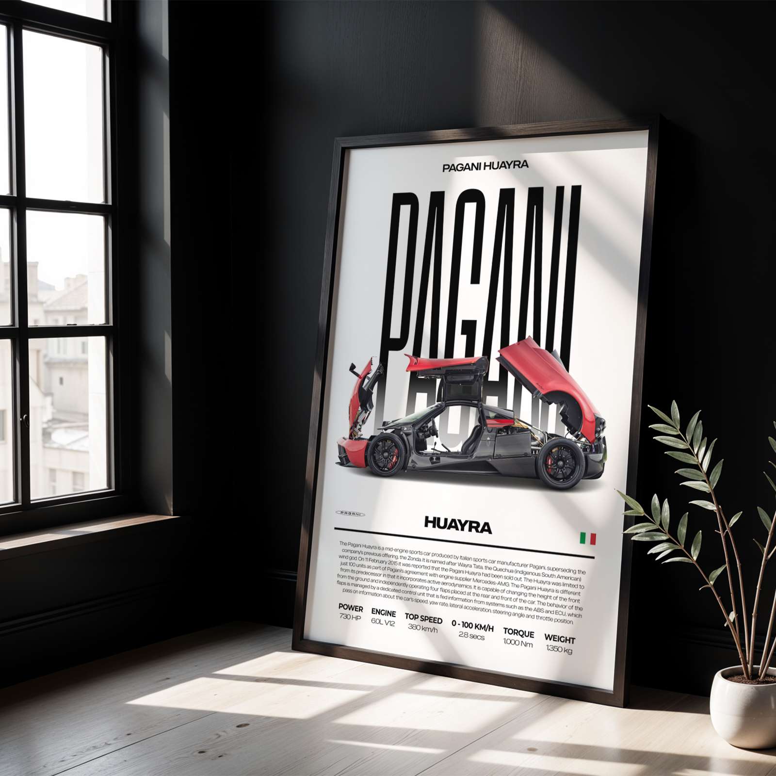 Pagani Huayra Poster