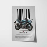 2021 Ninja ZX-6R Motorcycle Poster