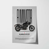 Eliminator 500 Motorcycle Poster