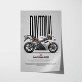 2011 Daytona 675R Motorcycle Poster