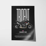 Trident 660 Motorcycle Poster