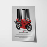 Daytona 650 Motorcycle Poster