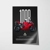 1098 Motorcycle Poster