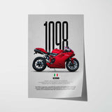 1098 Motorcycle Poster
