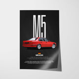 M5 (E34) Car Poster