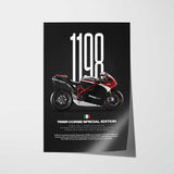 1198R Corse Special Edition Motorcycle Poster