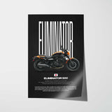 Eliminator 500 Motorcycle Poster
