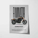 Eliminator 500 Motorcycle Poster