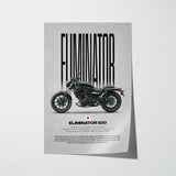 Eliminator 500 Motorcycle Poster