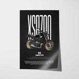 2022-Present XSR700 Motorcycle Poster