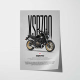 2022-Present XSR700 Motorcycle Poster