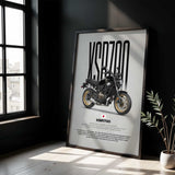 2022-Present XSR700 Motorcycle Poster