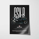 2024 GSX-R750 Motorcycle Poster
