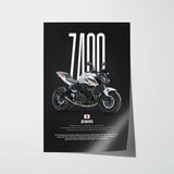 Z400 Motorcycle Poster