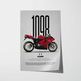 1098R Motorcycle Poster