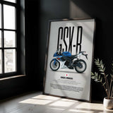 2012 GSX-R600 Motorcycle Poster
